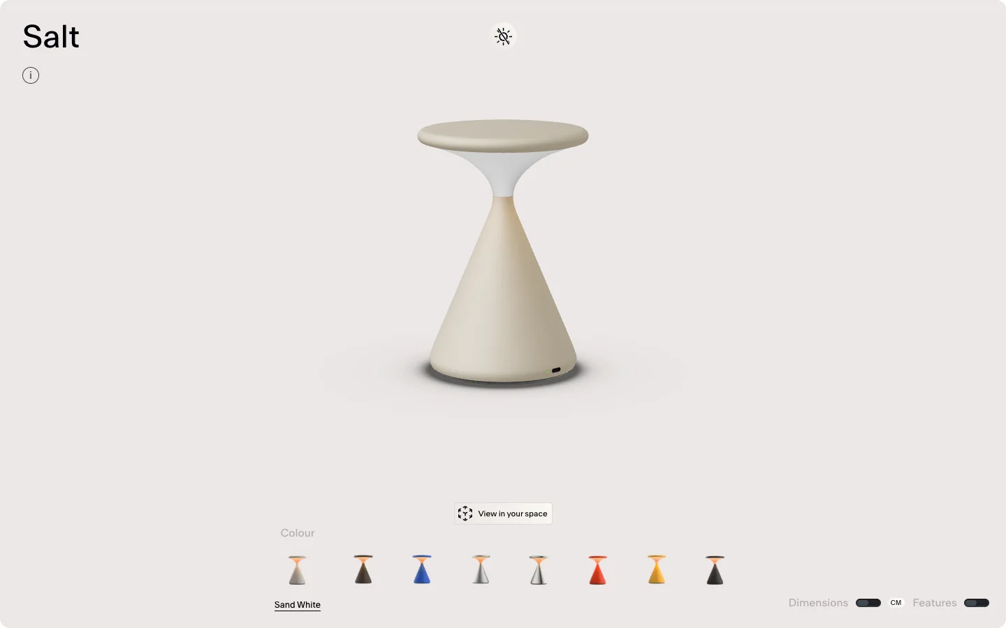 Our delivered configurator, daylight