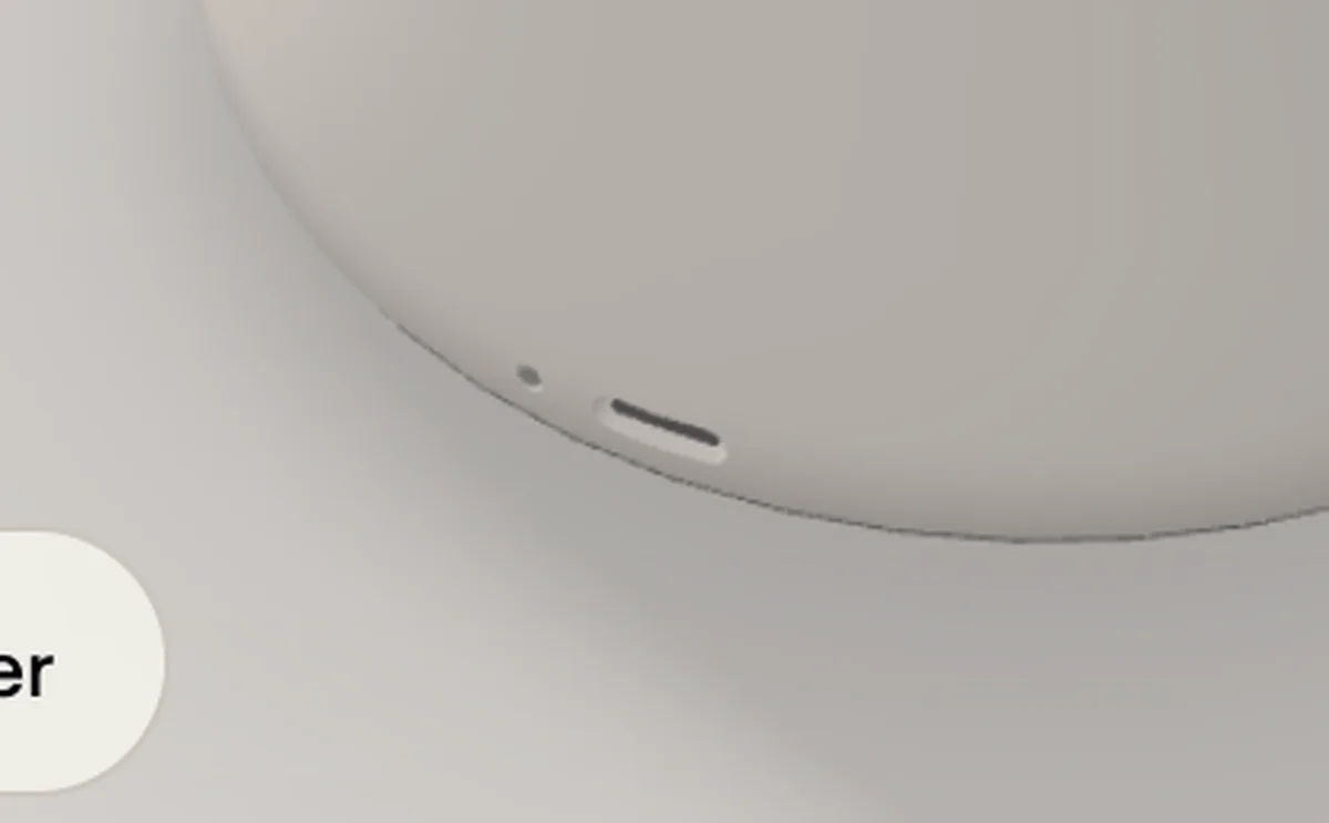 Astra build, the charging port