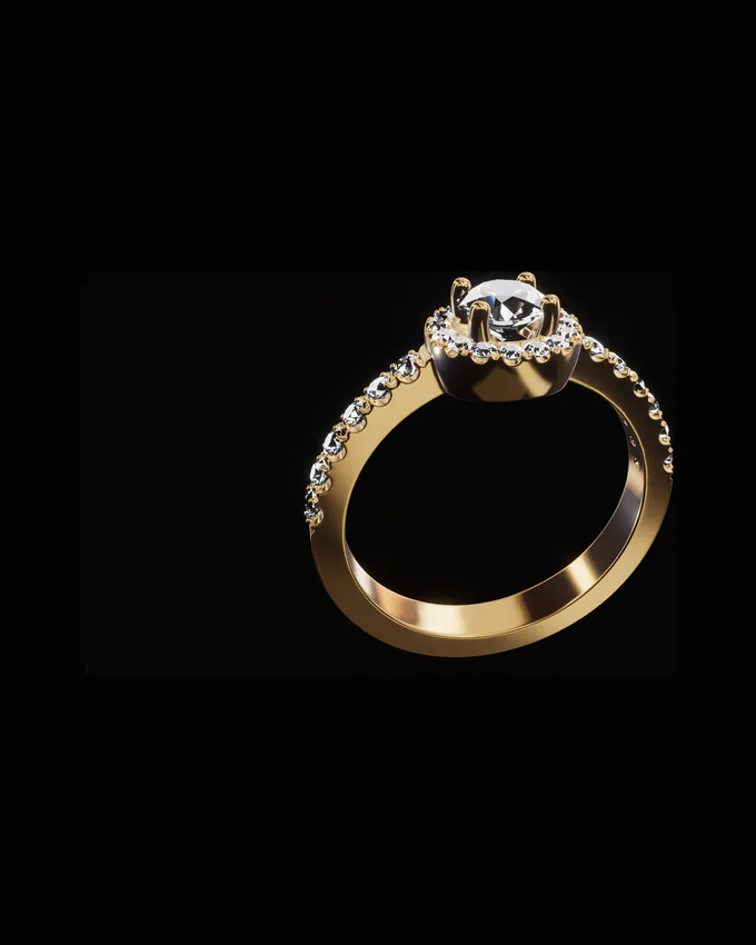 A ring from the same files, rendered for the catalogue