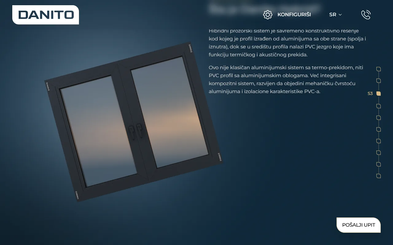 The layers of the frame, copy beside the part it describes